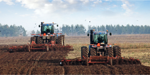 Land preparation.